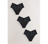 next Culottes entièrement en dentelle 3 Lot de 0 Noir FR 38 (EU 36)