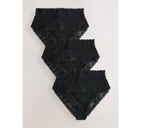 Next Culottes entièrement en dentelle 3 Lot de 0 Noir FR 46 (EU 44)