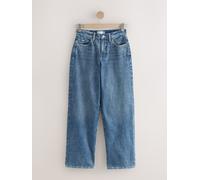 Next Dark Blue Authentic High Rise City Wide Leg Jeans
