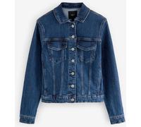 Next Dark Blue Fitted Denim Jacket