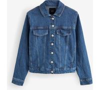 Next Dark Blue Fuller Bust Fitted Denim Jacket
