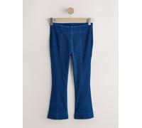 Next Dark Blue Jersey Denim Cropped Bootcut Capri Leggings
