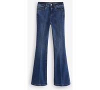 Next Dark Blue Supersoft Flare Jeans