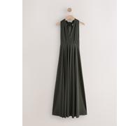 Next Dark Green Jersey Multiway Wedding Guest Bridesmaid Maxi Dress Dark Green EU 32 (UK 4)