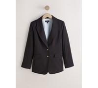 Next Dark Plum Fitted Single Breasted Blazer