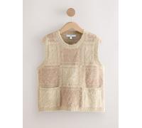 Next Débardeur brossé à poche en maille à col rond