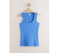 Next Débardeur côtelé Racer avec détails métalliques bleu FR 36 (EU 34)