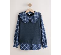 Next Débardeur en maille à col volanté