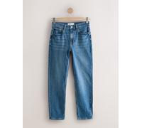 Next Denim Dark Blue Mom Comfort Stretch Column Jeans