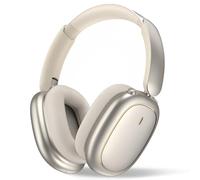 Next Destination ND905-ANC Écouteurs sans fil de diadema Bluetooth 5.4 avec annulation active du bruit 40H d'autonomie Casque puissant avec microphone pour appels Coussins magnétiques (Champagne)