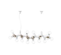 Next DNA Suspension à 24 sources lumineuses, E27, DNA-PL-LONG-24-WG,
