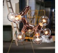 Next DNA Suspension à 7 sources lumineuses, E27, DNA-PL-TRIPLE-7-KU,