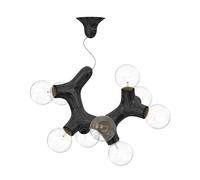 Next DNA Suspension à 9 sources lumineuses, E27, DNA-PL-QUATTRO-9.1-SG,