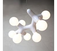 Next DNA Suspension à 9 sources lumineuses, E27, DNA-PL-QUATTRO-9.1-WG,