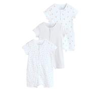 NEXT Dors-Bien 100% Coton avec Fermeture zippée Double Sens, Lot de 3 Blanc 3 Mois