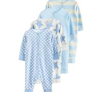 NEXT Dors-bien sans pieds à motif étoiles bébé, lot de 4 Bleu 9 Mois
