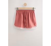 Next Dusky Pink Sports Shorts With Contrast Stripe Dusky Pink EU 36 Regular (UK 8)
