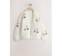 Next Cardigan écru / gris / rose / noir, Taille XS