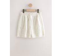 Next Ecru Crochet Tie Waist Shorts Ecru XL Regular (EU 48-50)