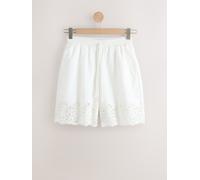 Next Ecru Crochet Trim Shorts Ecru EU 40 Regular (UK 12 R)