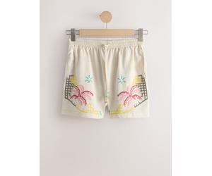 Next Ecru Cross Stitch Detail Shorts Ecru EU 52 (UK 24)