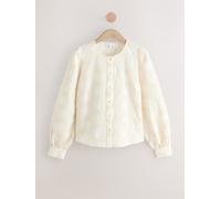 Next Ecru N. Premium Embroidered Long Sleeve Blouse