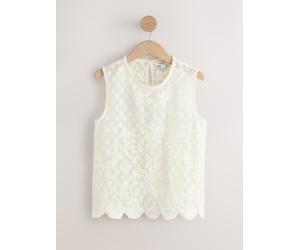 Next Ecru Sleeveless Embroidered Crochet Top
