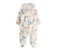 Next Ensemble bleu-gris / bleu pastel / orange / blanc, Taille 92