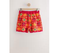 Next Ensemble crocheté short en coton riche rouge M Regular (FR 42-44)