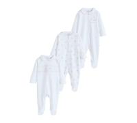 NEXT Ensemble de 3 pyjamas pour bébé nouveau-né, White Collar, 44