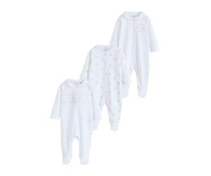 NEXT Ensemble de 3 pyjamas pour bébé nouveau-né, White Collar, 56