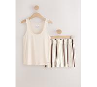 Next Shorty crème / chocolat, Taille 6XL