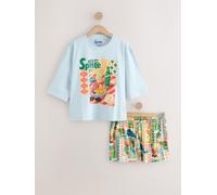 Next Shorty bleu pastel / jaune / vert / orange, Taille 5XL