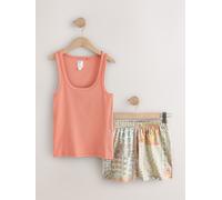 Next Shorty beige / bleu / abricot / mandarine, Taille 6XL