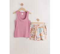 next Ensemble pyjama court avec gilet côtelé Rose FR 50 (EU 48)