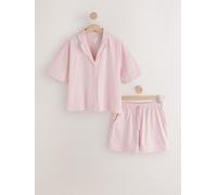 Next Ensemble pyjama court boutonné en jersey Rose FR 46 (EU 44)