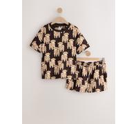 next Ensemble pyjama court en coton Hamish the Highland Cow Brun XXL Regular (FR 54-56)