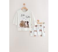 next Ensemble pyjama short crème M Regular (FR 42-44)