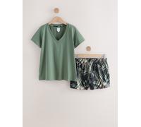 Next Ensemble pyjama short vert M Regular (FR 42-44)