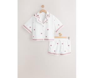 Next Ensemble Pyjamas Shorts boutonné