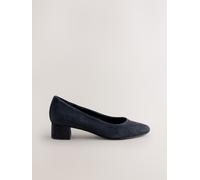 Next Escarpins à bout rond en cuir Forever Comfort bleu EU 41 (UK 7)