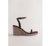 Next Espadrilles à bout carré et talons compensés