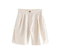 NEXT Femme Bermuda en Lin Naturel 42