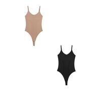NEXT Femme Bodys effet ventre plat Noir 40-42-42