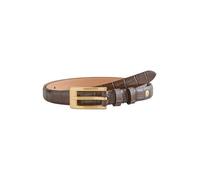 NEXT Femme Ceinture en cuir aspect croco Premium fabriquée en Italie Marron chocolat L