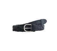 NEXT Femme Ceinture en cuir tressé à la main Bleu marine L
