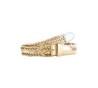 NEXT Femme Ceinture en cuir tressé à la main Gold Tone M