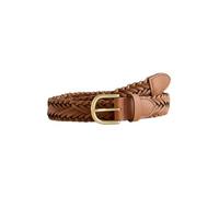 NEXT Femme Ceinture en cuir tressé à la main Marron fauve XS