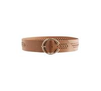 NEXT Femme Ceinture large à détail tressé Marron fauve XL