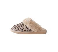 NEXT Femme Chaussons mules en daim doublés de fausse fourrure Animal M